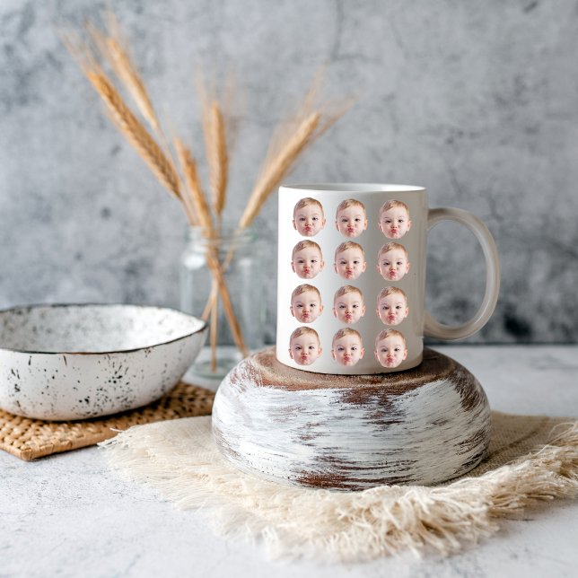 Mug Cadeau Personnalisé Moderne Bébé Grand-parents Cad (Créateur téléchargé)