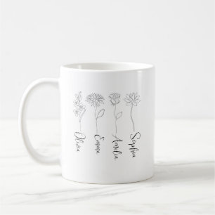 Mug Cadeau personnalisé Mois de naissance Plante Lover