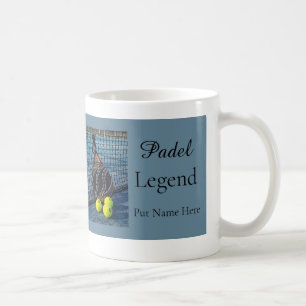 Mug Cadeau personnalisé Padel Legend pour lui
