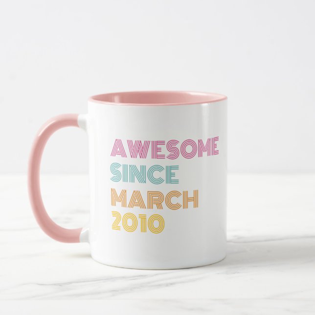 Mug Cadeau personnalisé pour 16 ans (Gauche)