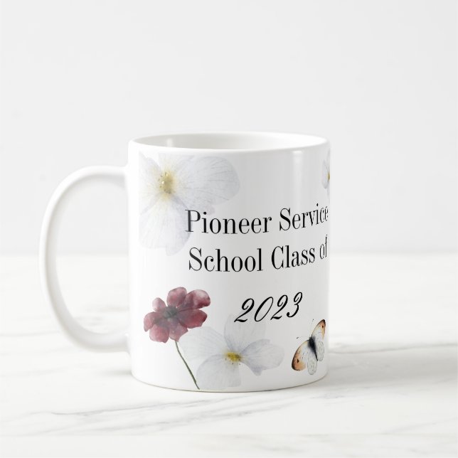 Mug Cadeau personnalisé pour 2023 JW pionnier Coffee M (Gauche)