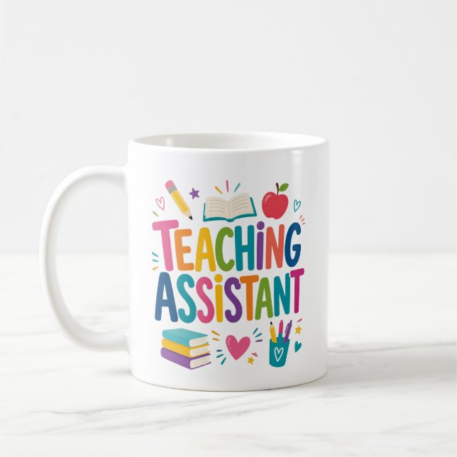 Mug Cadeau personnalisé pour assistant d'enseignement (Gauche)