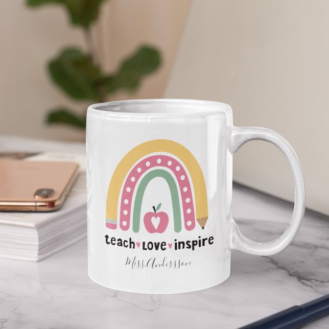 Mug Cadeau personnalisé pour enseignant, Enseigner l'a (Créateur téléchargé)