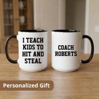 Cadeau personnalisé pour entraîneur de baseball, m