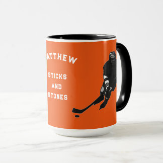 Mug Cadeau Personnalisé pour Joueur de Hockey