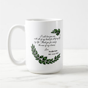 Mug Cadeau personnalisé pour la mère du marié ou de la