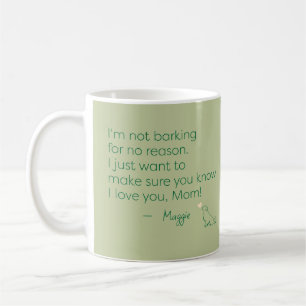 Mug Cadeau personnalisé pour la mère d'un chien Golden