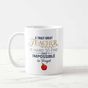 Mug Cadeau personnalisé pour l'appréciation d'un ensei