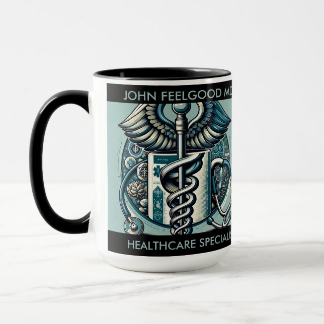 Mug Cadeau personnalisé pour les médecins (Gauche)