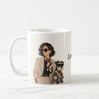 Mug "Cadeau personnalisé pour maman de chien" "Proprié