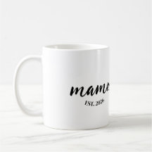 Cadeau personnalisé pour maman 'Mama Est Year' pou
