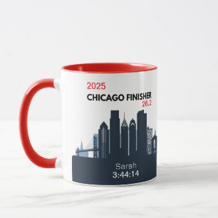 Mug Cadeau personnalisé pour marathonien de Chicago