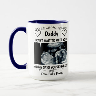 Mug Cadeau Personnalisé Pour Nouveau Père Du Bébé À Na