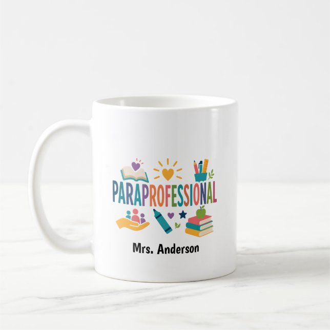 Mug Cadeau personnalisé pour paraprofessionnel (Gauche)