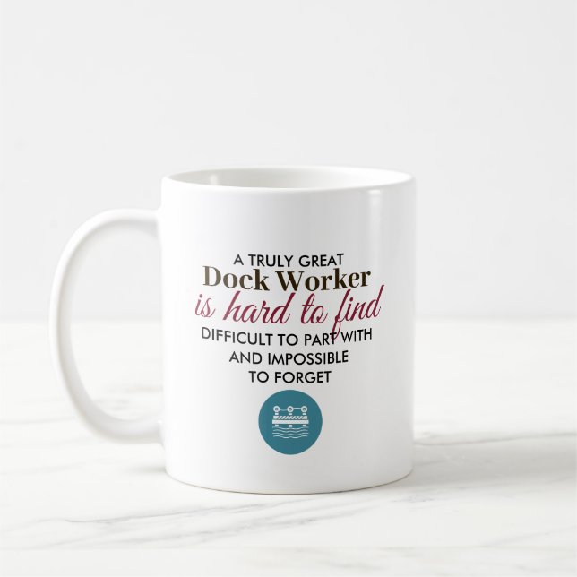Mug Cadeau personnalisé pour un excellent docker (Gauche)