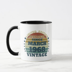Mug Cadeau personnalisé vintage 55e anniversaire