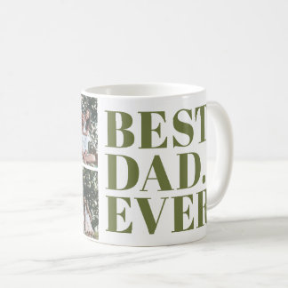 Mug Cadeau photo 3 Bold Modern Meilleur Papa