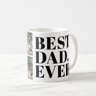 Mug Cadeau photo 3 Bold Modern Meilleur Papa