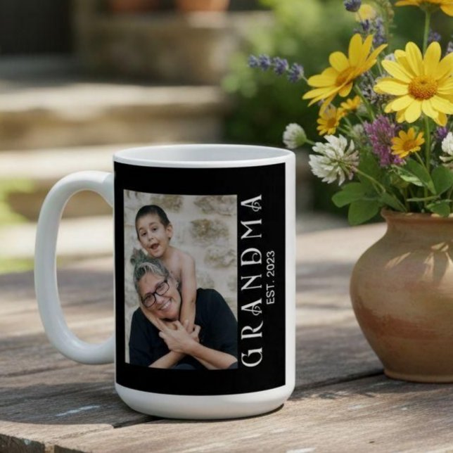 Mug Cadeau photo de grand-mère établie (Créateur téléchargé)