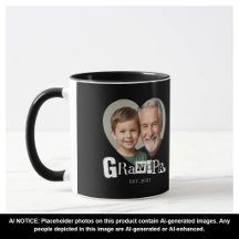 Cadeau Photo de Grand-Père Établie Pour Grand-Père