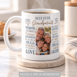 Mug Cadeau photo des grands-parents