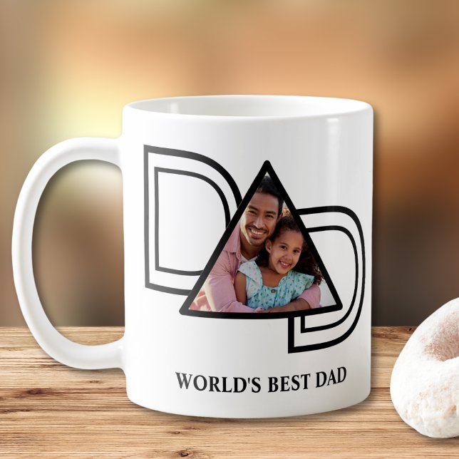 Mug Cadeau photo du meilleur papa du monde (Créateur téléchargé)