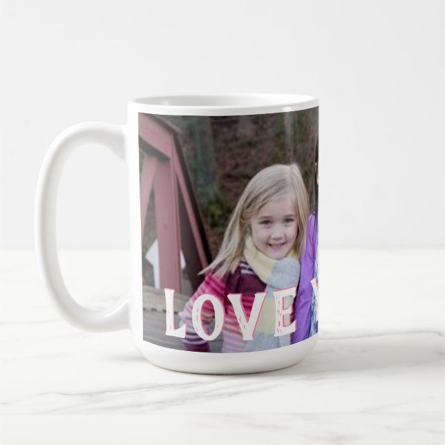 Mug Cadeau Photo Enfants Pour Maman | Fête des mèr (Gauche)