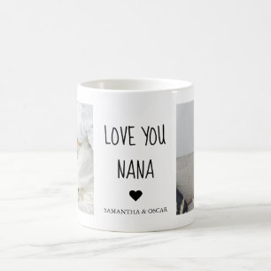 Mug Cadeau photo personnalisé 'Je t'aime Nana'