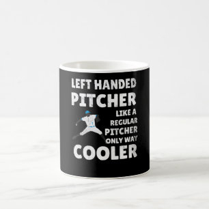 Mug Cadeau Pitcher à main gauche  Lefcher Pitcher Bas