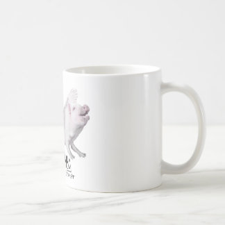 Mug Cadeau populaire de vrai porc de vol quand les