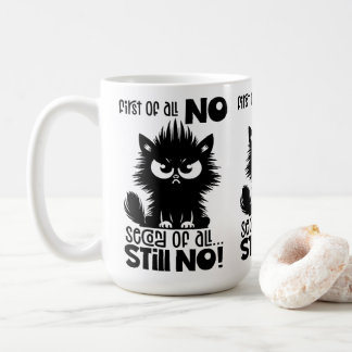 Mug Cadeau pour amateur de chats drôle avant tout 