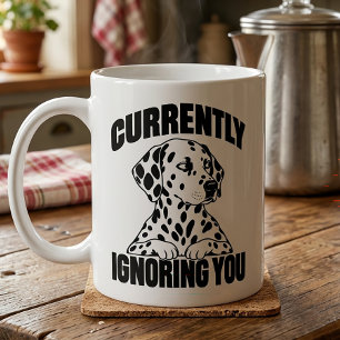 Mug Cadeau pour amateur de chiots dalmatiens introvert