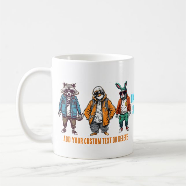 Mug Cadeau pour amateur de mode animale drôle (Gauche)