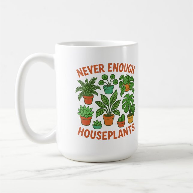 Mug Cadeau pour amateurs de plantes d'intérieur (Gauche)