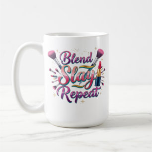 Mug Cadeau pour Artiste Maquilleuse Mélange Écraser Ré