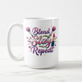 Mug Cadeau pour Artiste Maquilleuse Mélange Écraser Ré