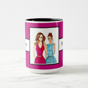 Mug Cadeau pour Bridesmaids Violet Ringer 15oz