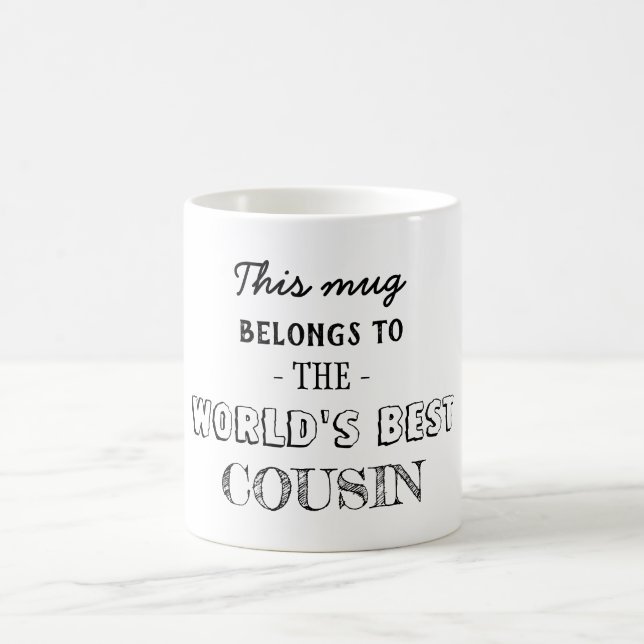 Mug Cadeau pour cousine (Centre)