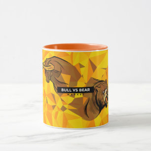Mug Cadeau pour day traders - Marché haussier et baiss