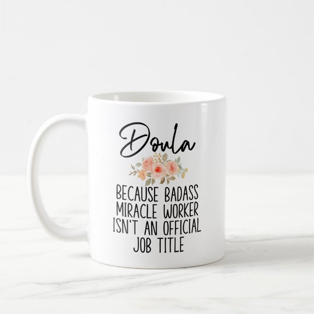Mug Cadeau pour Doula, Naissance Doula, Funny Doula (Gauche)