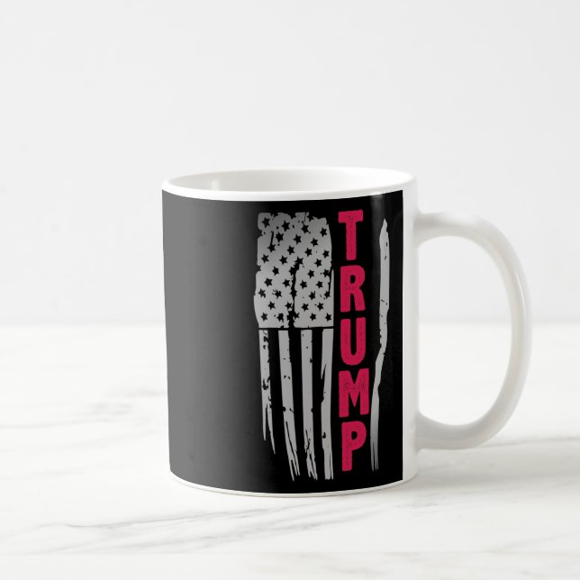 Mug Cadeau pour électeur partisan de Trump Drapeau amé (Droite)