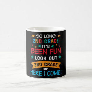 Mug Cadeau pour élève de fin de 2e année, attention 3e