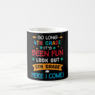Mug Cadeau pour élèves de 4e année passant en 5e année