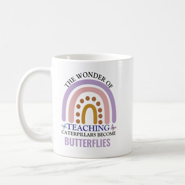 Mug Cadeau pour Enseignant Adorable – Rentrée Scol (Gauche)