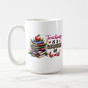 Mug Cadeau pour Enseignant Enseigner est un travail