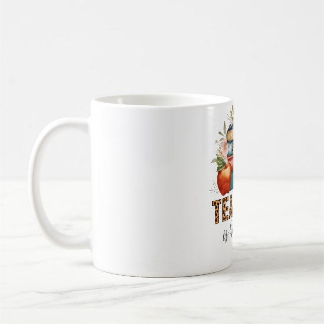 Mug Cadeau pour Enseignant | Enseigner est une Affaire (Gauche)