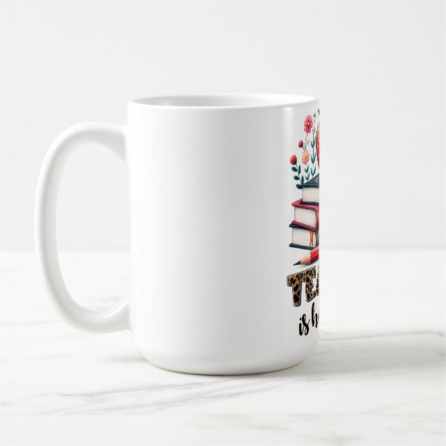 Mug Cadeau pour Enseignant | Enseigner est une Affaire (Gauche)
