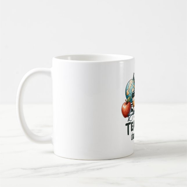 Mug Cadeau pour Enseignant | Les Enseignants Changent  (Gauche)
