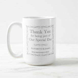 Mug Cadeau pour invités de mariage