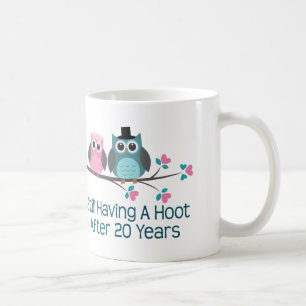 Mug Cadeau pour la 20ème huée d'anniversaire de